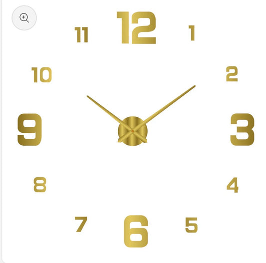 3D Luminous Digital Analog Wall Clock – Stylish LED Display With Glow Feature