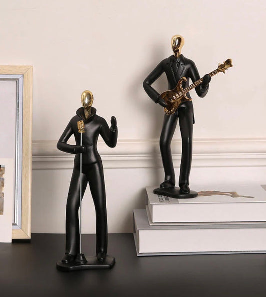 Creative Band Character Ornaments – Luxury Decorative Crafts For Home & Office