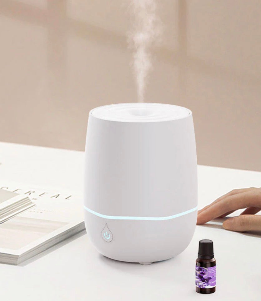 200ml Ultrasonic Air Humidifier – USB Aromatherapy Machine For Home, Office & Bedroom