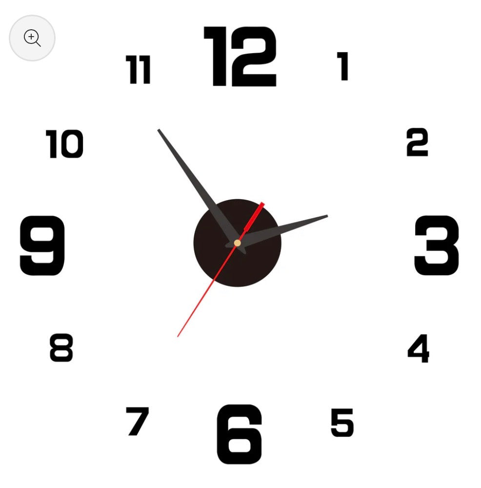 3D Luminous Digital Analog Wall Clock – Stylish LED Display With Glow Feature