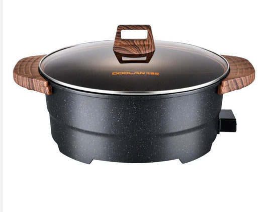 7.5L Large Electric Skillet – Non-Stick Hotpot With Divider, Multifunctional Cooking Appliance