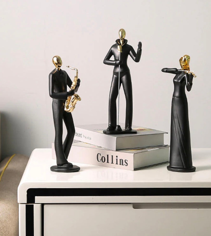 Creative Band Character Ornaments – Luxury Decorative Crafts For Home & Office