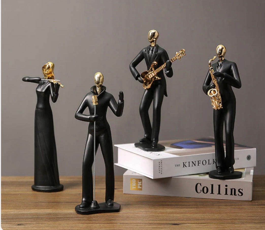 Creative Band Character Ornaments – Luxury Decorative Crafts For Home & Office