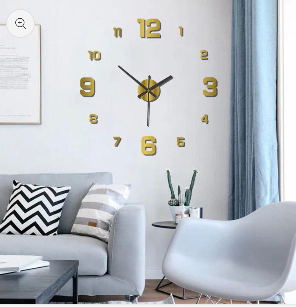 3D Luminous Digital Analog Wall Clock – Stylish LED Display With Glow Feature