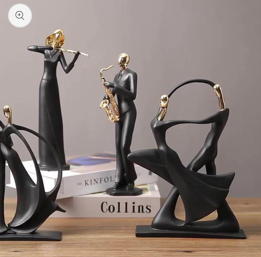 Creative Band Character Ornaments – Luxury Decorative Crafts For Home & Office