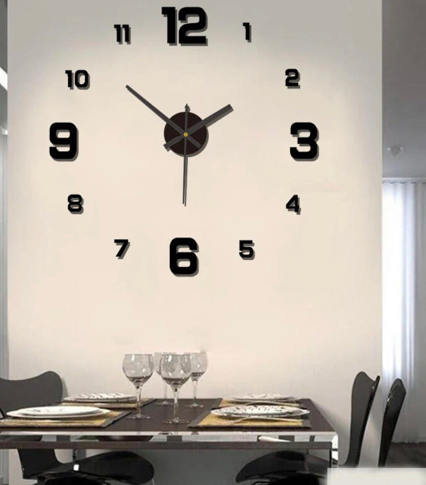 3D Luminous Digital Analog Wall Clock – Stylish LED Display With Glow Feature