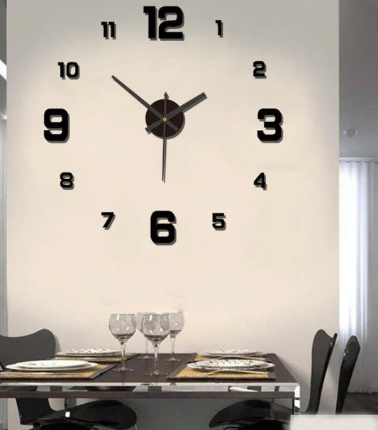 3D Luminous Digital Analog Wall Clock – Stylish LED Display With Glow Feature