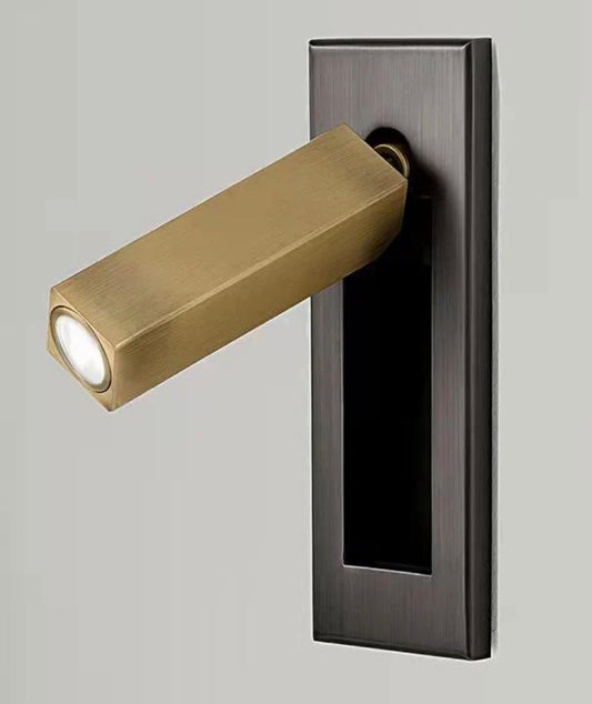 3W LED Rotatable Wall Lamp – Modern Embedded Reading Light For Bedroom & Hotel Rooms