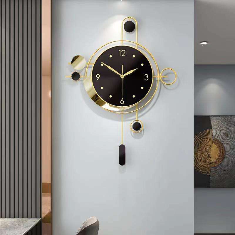 2025 Luxury Golden Wall Clock With Pendulum – Large Decorative Wall Hanging For Home Decor
Regular priceRs. 499 Sale priceRs. 149.00Sale
