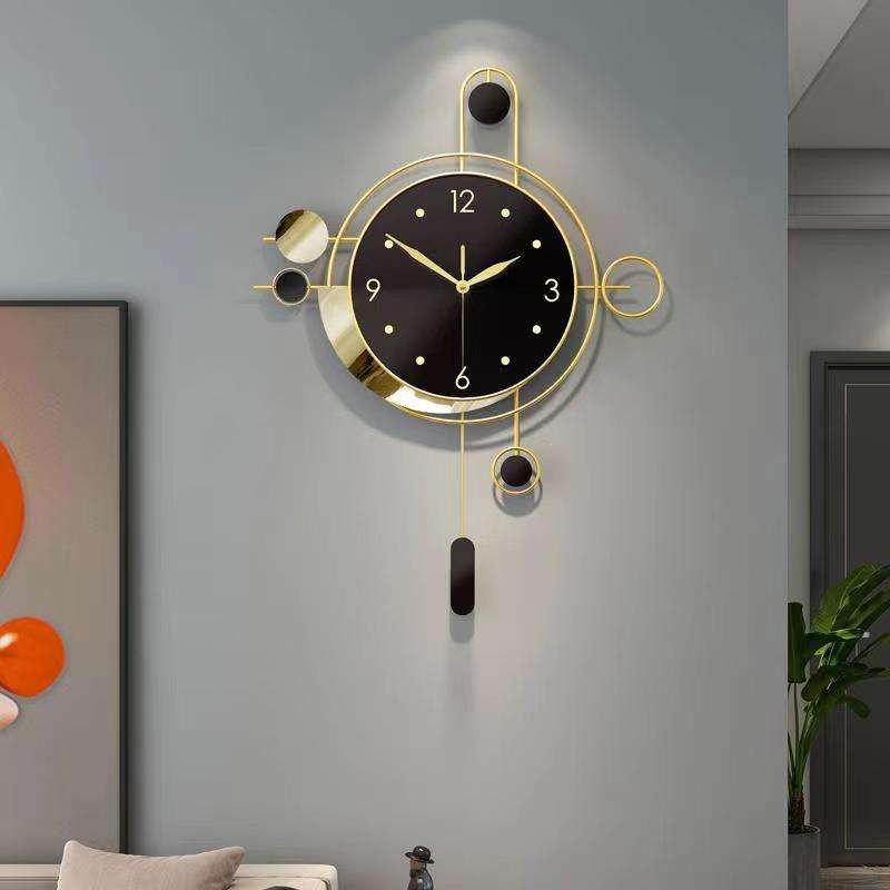 2025 Luxury Golden Wall Clock With Pendulum – Large Decorative Wall Hanging For Home Decor
Regular priceRs. 499 Sale priceRs. 149.00Sale